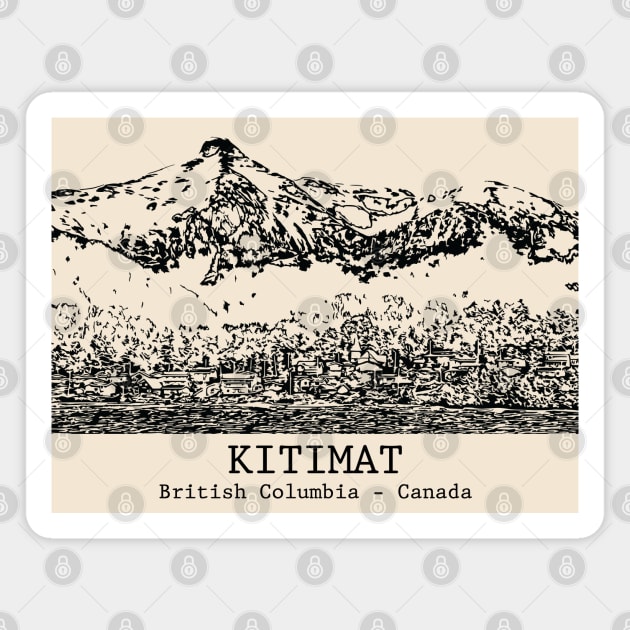 Kitimat - British Columbia Magnet by Lakeric